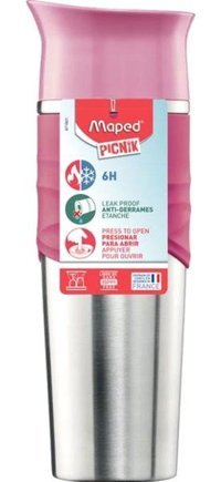 Maped Çelik 320 ml Outdoor Matara Termos Pembe