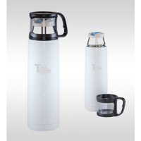 Bk Kişiye Özel 789 Paslanmaz Çelik 500 ml Outdoor Matara Termos Beyaz