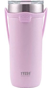 Tyeso Soulmate Paslanmaz Çelik-Silikon 710 ml Outdoor Matara Termos Mor