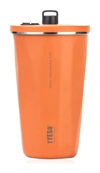 Tyeso Crush Tumbler Paslanmaz Çelik 600 ml Outdoor Matara Termos Turuncu