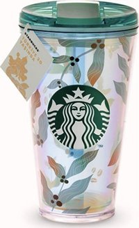 Starbucks 20. Yıl Seri Plastik 473 ml Bardak Termos Mavi