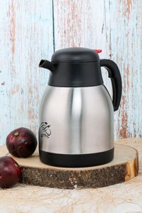Cooker Paslanmaz Çelik 1.5 lt Çaydanlık Termos Gümüş
