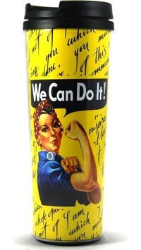 Modaroma We Can Do It Plastik 380 ml Outdoor Bardak Termos Çok Renkli