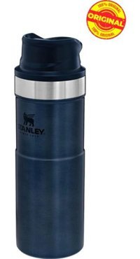 Stanley Classic Trigger-Action Paslanmaz Çelik 0.47 lt Outdoor Matara Termos Lacivert