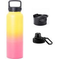 Fitmart Paslanmaz Çelik 2 lt Outdoor Matara Termos Pembe - Sarı