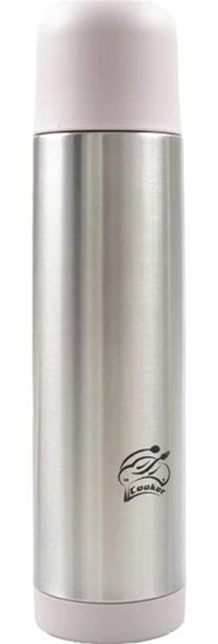 Cooker CKR 2001 Paslanmaz Çelik 500 ml Outdoor Matara Termos Gümüş - Pembe
