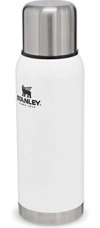 Stanley Classic Paslanmaz Çelik 1 lt Outdoor Matara Termos Beyaz