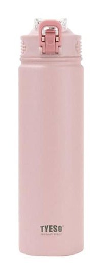 Tyeso Active Color Paslanmaz Çelik 750 ml Pipetli Outdoor Matara Termos Pembe