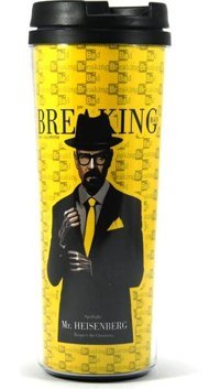 Modaroma Breaking Bad Heisenberg Plastik 380 ml Outdoor Bardak Termos Çok Renkli