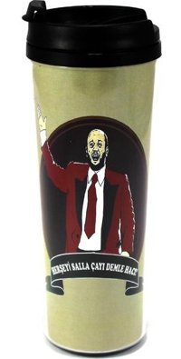Modaroma İsmail Abi Plastik 380 ml Outdoor Bardak Termos Çok Renkli