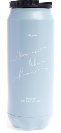 Vuki Paslanmaz Çelik 500 ml Outdoor Matara Termos Mavi