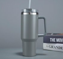 Vaeske Paslanmaz Çelik 2 lt Pipetli Outdoor Matara Termos Gri