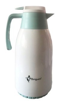Penguen 7003 Cam 1.5 lt Çaydanlık Termos Beyaz
