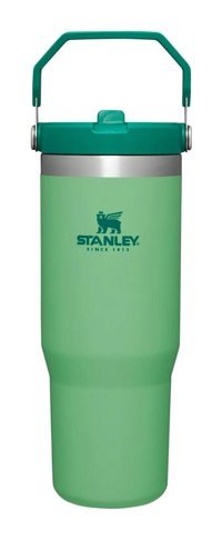 Stanley The Iceflow Flip Straw Paslanmaz Çelik 890 ml Outdoor Bardak Termos Yeşil