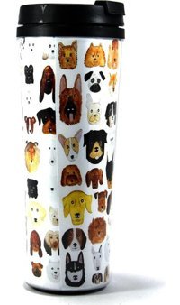 Modaroma Küçük Köpekler Plastik 380 ml Outdoor Bardak Termos Çok Renkli