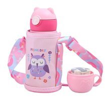 Kesurpae Paslanmaz Çelik 500 ml Bebek Termos Pembe