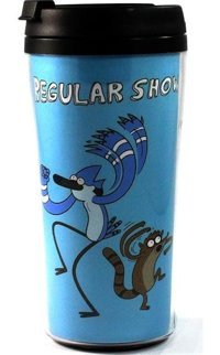 Modaroma Regular Show Plastik 380 ml Outdoor Bardak Termos Çok Renkli