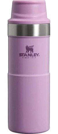 Stanley Classic Trigger-Action Paslanmaz Çelik 350 ml Outdoor Matara Termos Lila