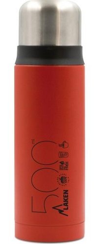 Laken LK1850R Paslanmaz Çelik 500 ml Outdoor Matara Termos Kırmızı