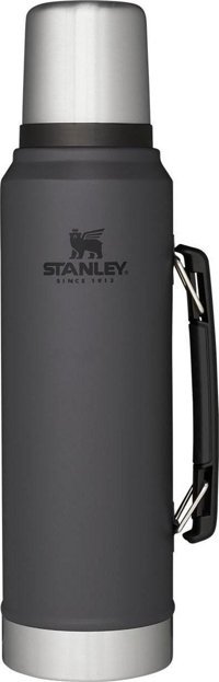Stanley Classic Paslanmaz Çelik 1 lt Outdoor Matara Termos Füme