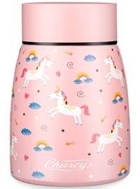 Charcy Paslanmaz Çelik 325 ml Bebek Termos Pembe
