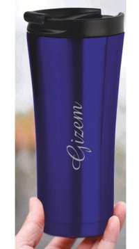 Flyon Look Kişiye Özel Paslanmaz Çelik 500 ml Outdoor Matara Termos Lacivert