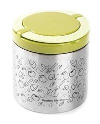 Tantitoni Tedemei Paslanmaz Çelik 630 ml Outdoor Yemek Termos Gümüş - Sarı