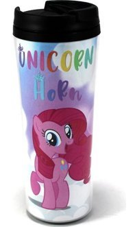 Modaroma Unicorn Horn Plastik 380 ml Outdoor Bardak Termos Çok Renkli