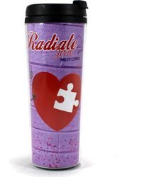 Modaroma Radiate Love Miley Cyrus Plastik 380 ml Outdoor Bardak Termos Çok Renkli