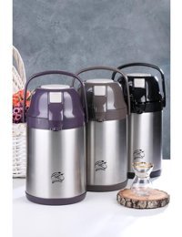 Cooker CKR 2007 Paslanmaz Çelik 2.5 lt Çaydanlık Termos Çok Renkli