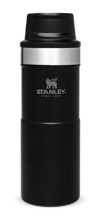 Stanley Trigger Action Paslanmaz Çelik 350 ml Outdoor Matara Termos Siyah