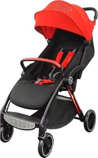 Freebebek BGB-0067 Katlanabilir Tek Elle Kapanan 360 Derece Dönen Puset Bebek Arabası Kırmızı