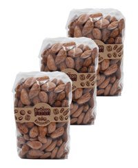 Trabzon Pazarı Kavrulmuş Tuzsuz Tane Badem İçi 3x250gr