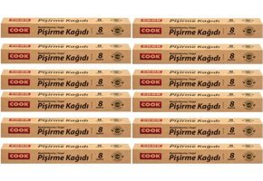 Cook Doğal 8 metre Pişirme Kağıdı 12 Adet