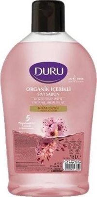 Duru Kiraz Çiçeği Organik 24'lü Sıvı Sabun 1.5 lt