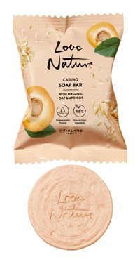 Oriflame Love Nature Yulaf Kayısı Özlü Katı Sabun