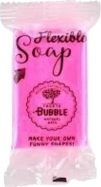 Treets Bubble Flexible Pembe Katı Sabun 50 gr