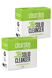 Avon Clearskin Parlama Karşıtı Cadı Fındığı Özü ve Okaliptüs Özü Katı Sabun 2x30 gr