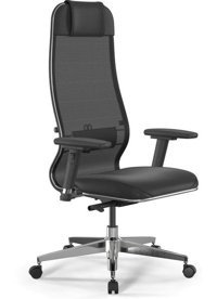 Ergolife 1048146 Başlıklı Kolçaklı Dönerli Siyah Çalışma Sandalyesi