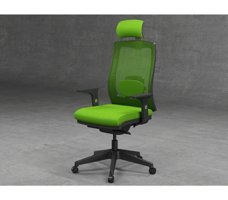 Casella Relax Kolçaklı Dönerli Yeşil Çalışma Sandalyesi