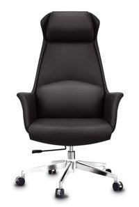 Fcvgybh Ergonomik Başlıklı Kolçaklı Dönerli Siyah Çalışma Sandalyesi