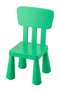 Ikea Mammut Yeşil Çalışma Sandalyesi