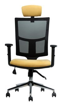 Hamle Ofis H-8012 Başlıklı Kolçaklı Dönerli Yeşil Çalışma Sandalyesi