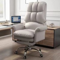 Fcvgybh Kolçaklı Dönerli Ergonomik Gri Çalışma Sandalyesi