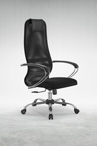 Metta Ergolife Sit 8 B1-8K Başlıklı Kolçaklı Dönerli Siyah Çalışma Sandalyesi