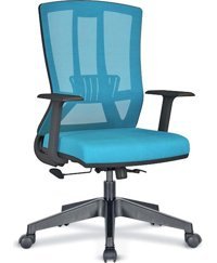Uzay Ofis Air-X Kolçaklı Dönerli Mavi Çalışma Sandalyesi