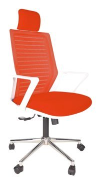 Gizmo FK1300 Başlıklı Kolçaklı Dönerli Turuncu Çalışma Sandalyesi