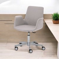 Desk Ofis Sega Kolçaklı Dönerli Gri Çalışma Sandalyesi