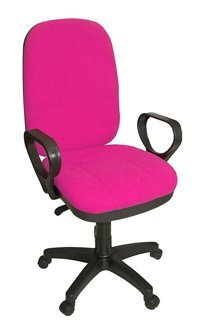 Türksit Maestro Kolçaklı Dönerli Pembe Çalışma Sandalyesi
