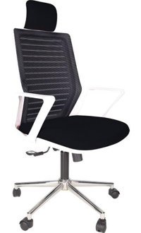 Gizmo FK1300 Başlıklı Kolçaklı Dönerli Lacivert Çalışma Sandalyesi